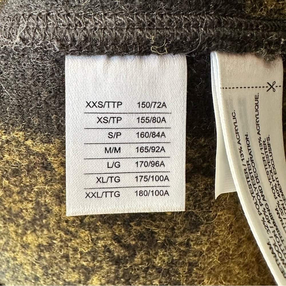 ROOTS-Wool Blend Seymour Plaid Winter Shacket/Jacket (Size:XS) - Picture 10 of 11